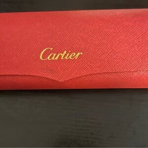 Cartier Red Leather Pouch
